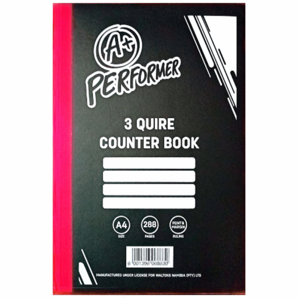 3 QUIRE COUNTER BOOK