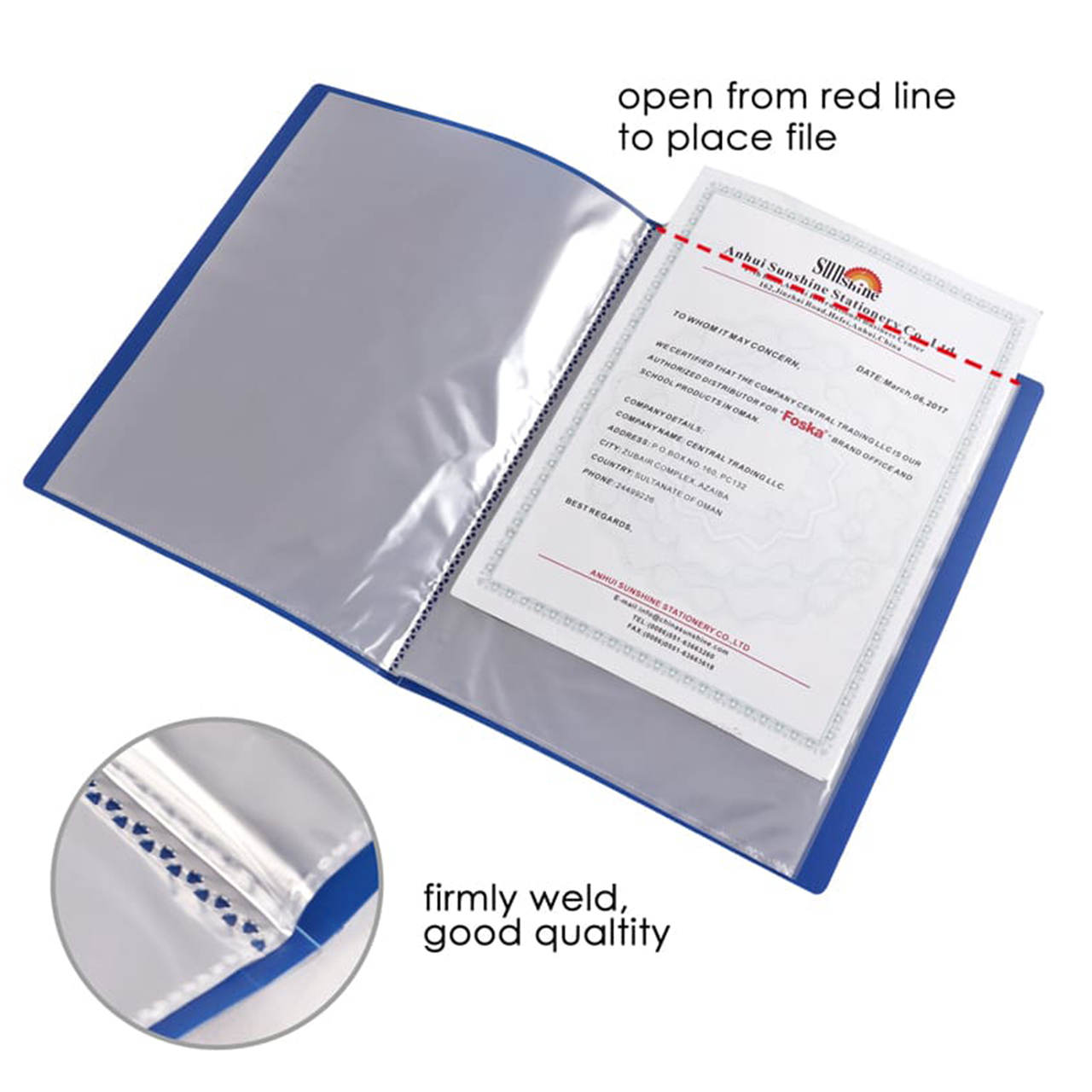 Display Book (My Portfolio) A4 40 Pockets P40