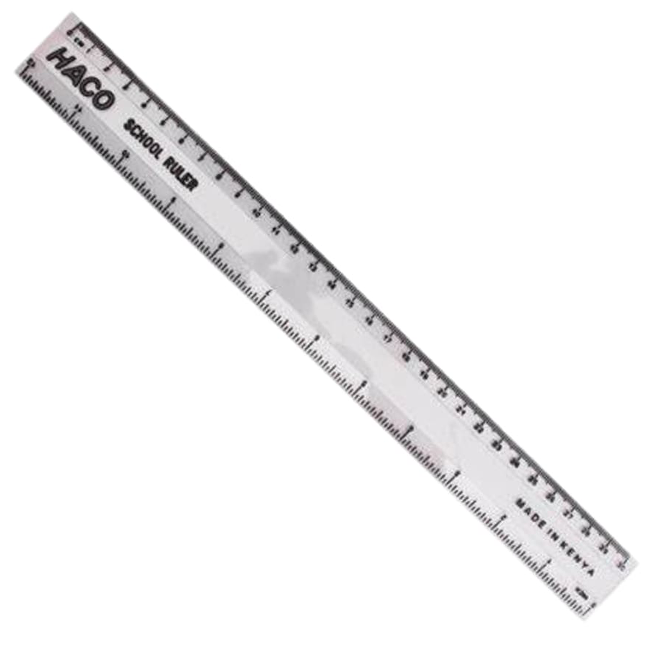 Haco Ruler 30cm Clear
