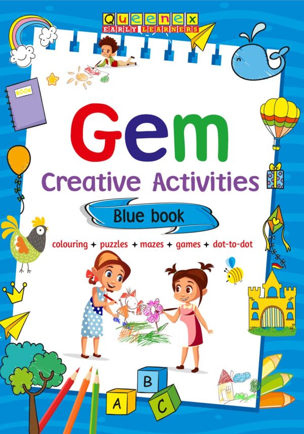 Queenex Gem creative activities Blue book