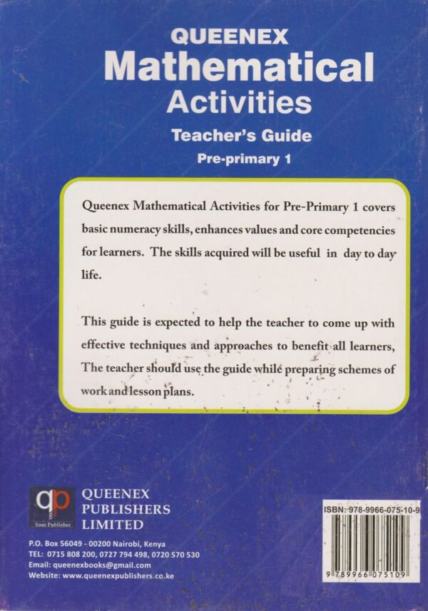 Queenex Mathematical Activities Trs PP1 (Appr) - Image 2