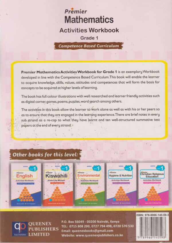 Queenex Premier Mathematics Wkbk GD1 - Image 2