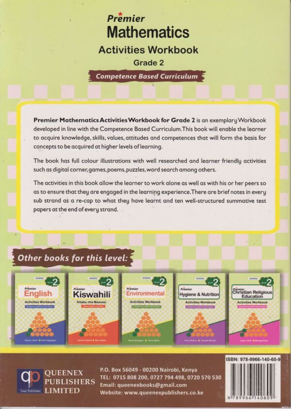 Queenex Premier Mathematics Wkbk GD2 - Image 2