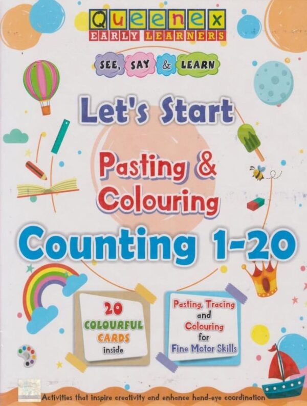 Queenex: Let's Start Pasting & Colour Count 1-20