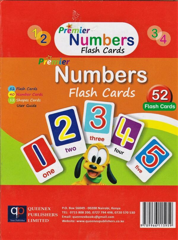 Queenex Premier Numbers Flash Cards - Image 2
