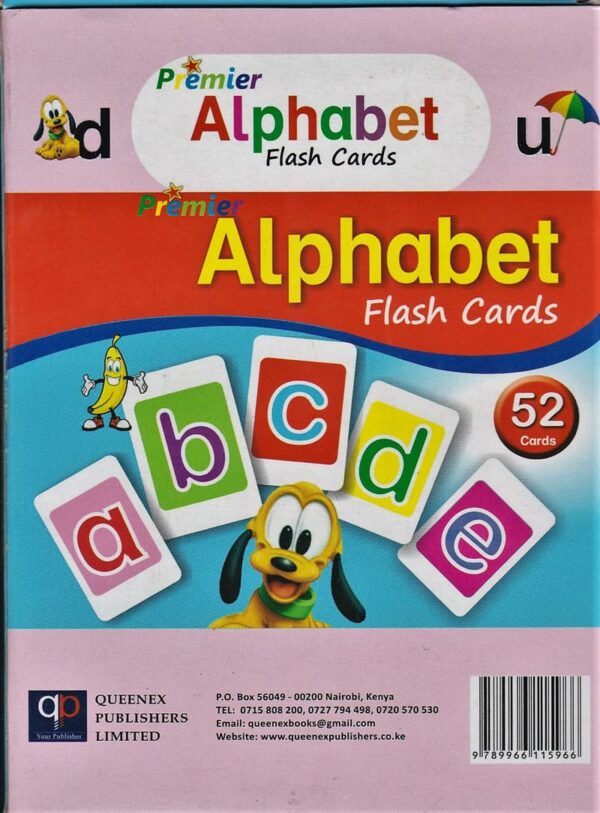 Queenex Premier Alphabet Flash Cards - Image 2