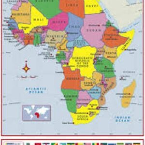 Africa Political Wall Map (KLB)