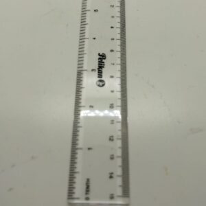 Pkn Plastic Ruler 15cm 410108 (Clear)