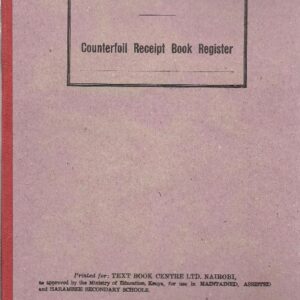 Counterfoil Receipt Book Register 2 Quire