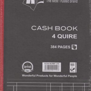 Cash Book A4 4 Quire Ref214