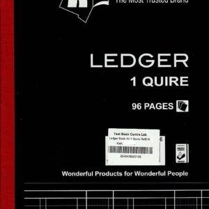 Ledger Book A4 1 Quire Ref216