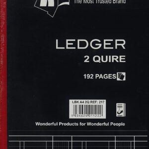 Ledger Book A4 2 Quire Ref217