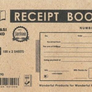 Receipt Book Ref290 Numbered