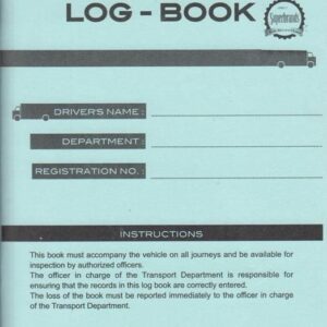 Motor Vehicle Log Book Ref251