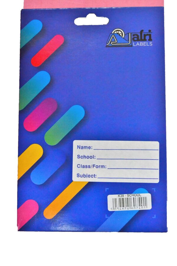 Afri Label: Name, school, class & subject