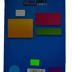 Afri Label coloured – Flourescent K11 Green