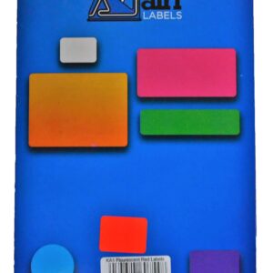 Afri Label coloured – Flourescent KA1 Red