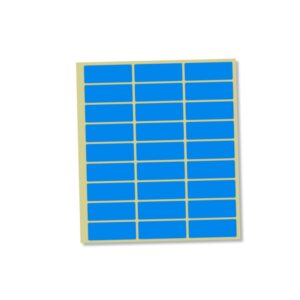 Afri Label coloured – Flourescent K5 Blue