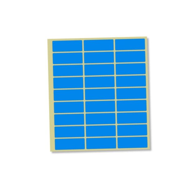 Afri Label coloured – Flourescent K5 Blue