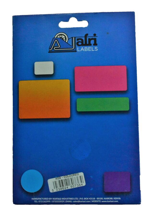Afri Label coloured – Ordinary K09 Blue