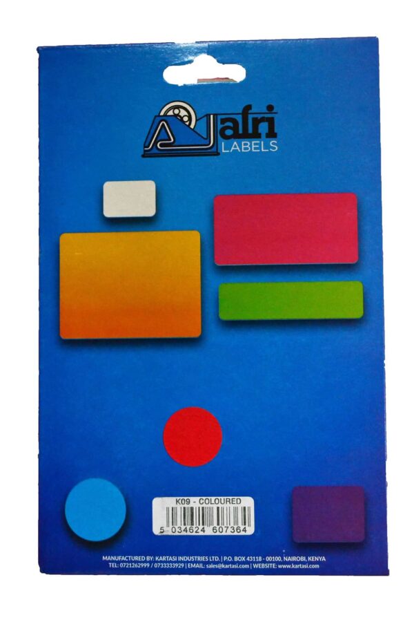 Afri Label coloured – Ordinary K09 Red