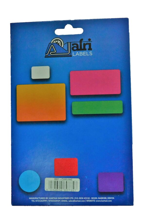 Afri Label coloured – Ordinary KA1 Red