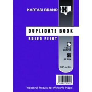 Duplicate Book A5 Ref502 Duplicate