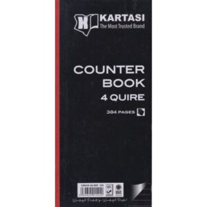 Counter Book 4 Quire 1/2 size Ref239