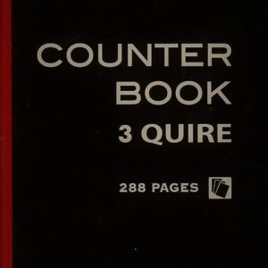 Counter Book 3 Quire 1/2 size Ref238