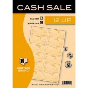 Cash Sale Book with 12 Up 100s Ref323