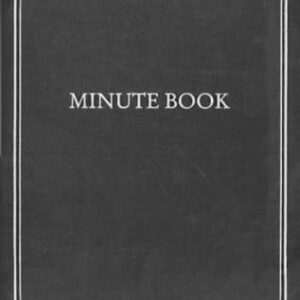 Minute Book 600pgs