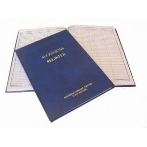 Accessions Register