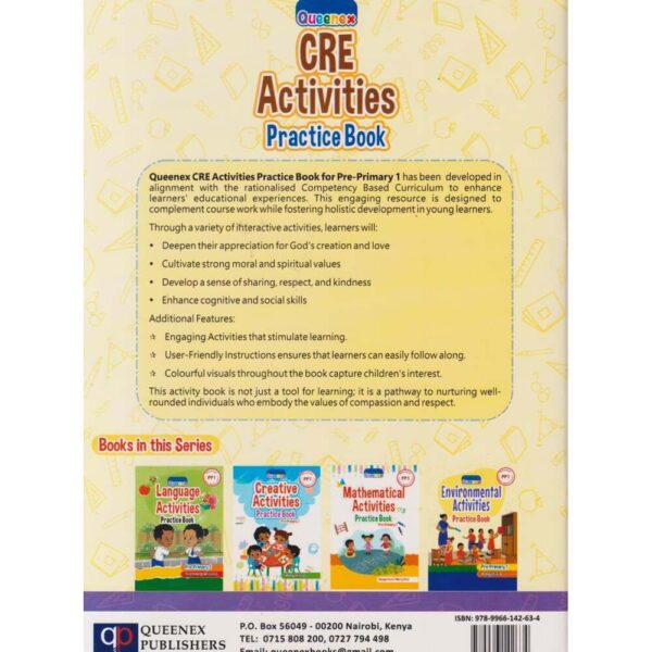Queenex CRE Activities Practice Book PP1 (Rtd) - Image 2