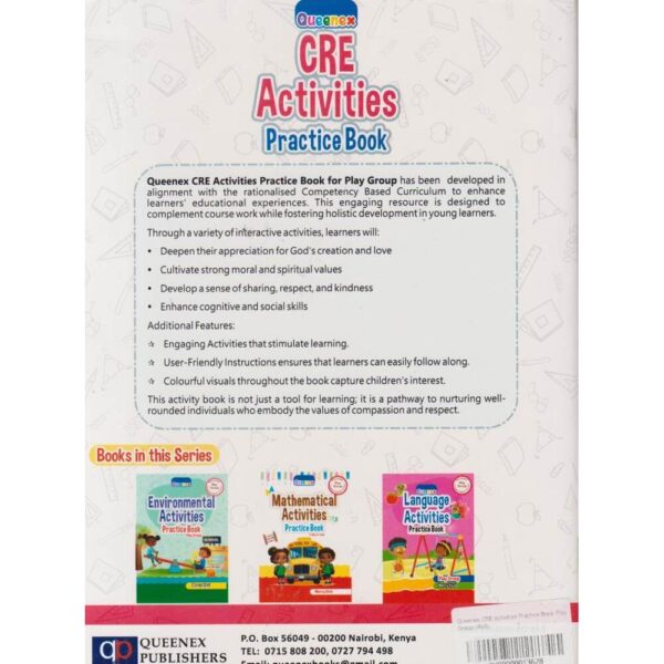 Queenex CRE Activities Practice Book Play Group (Rtd) - Image 2