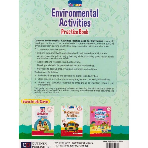 Queenex Environmental Activities Practice Book Playgroup (Rtd) - Image 2