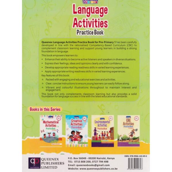 Queenex Language Activities Practice Book PP1 (Rtd) - Image 2