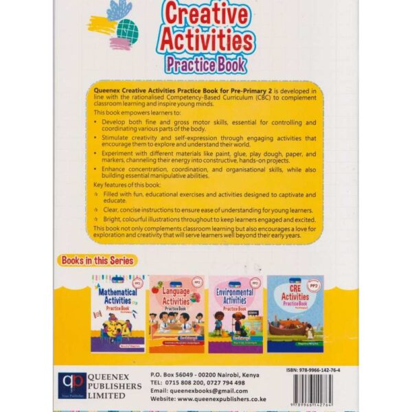 Queenex Creative Activities Practice Book PP2 (Rtd) - Image 2