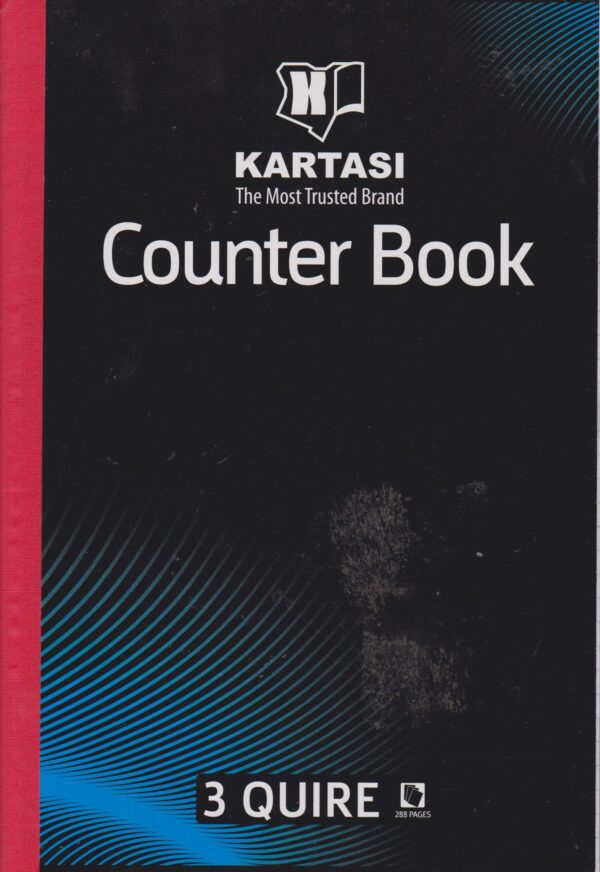 Counter Book A4 3 Quire Ref233