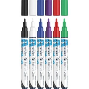Schneider Acrylic Marker Paint-It 310 2Mm 6'S Asst 120195