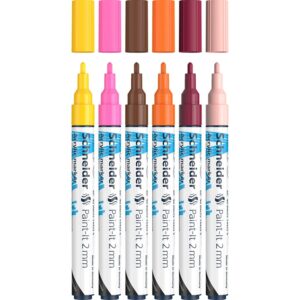 Schneider Acrylic Marker Paint-It 310 2Mm 6'S Asst 120197