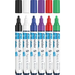 Schneider Acrylic Marker Paint-It 320 2Mm 6'S Asst 120295
