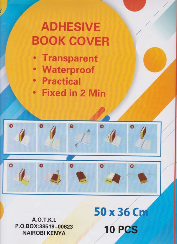 Adhesive Book Cover A5 10s