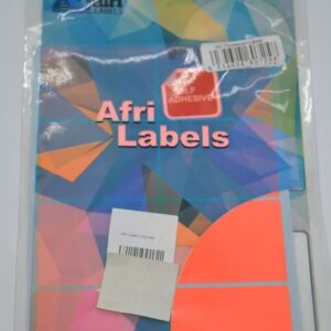 Afri Label coloured – Flourescent K27 Red