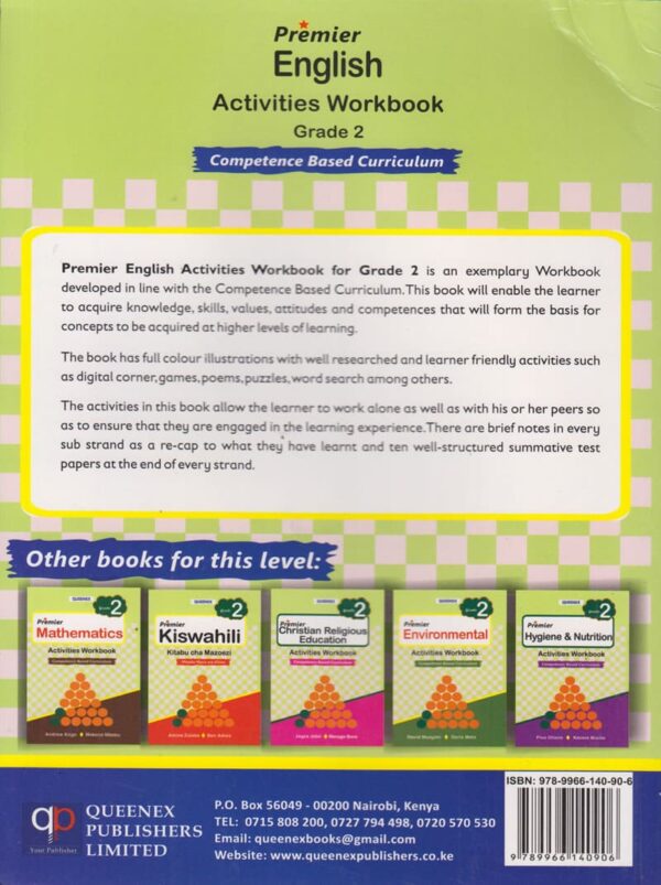 Queenex Premier English Activity Wkbk GD2 - Image 2