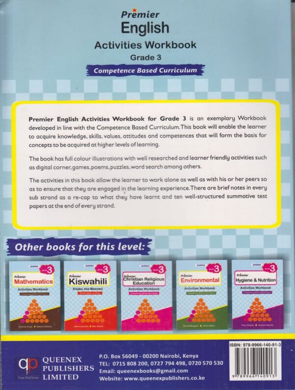 Queenex Premier English Activity Wkbk GD3 - Image 2