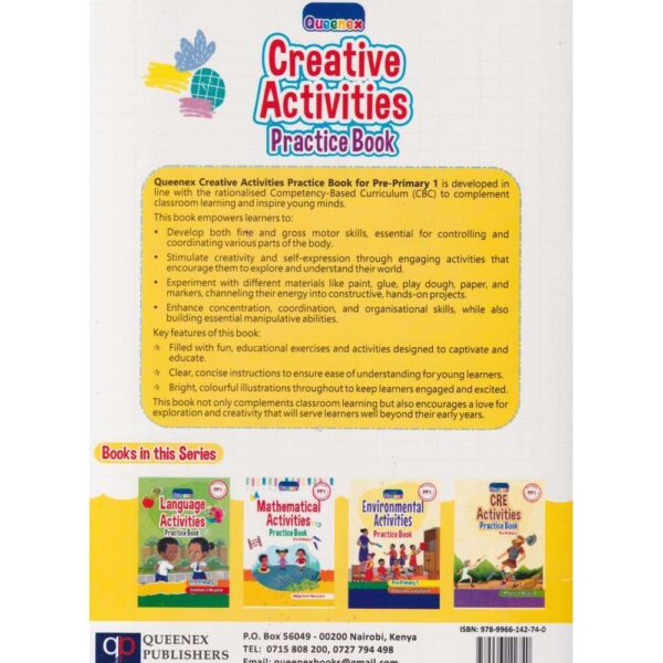 Queenex Creative Activities Practice Book PP1 (Rtd) - Image 2