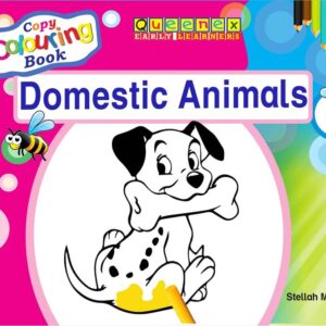 Queenex Colouring Book Domestic Animals