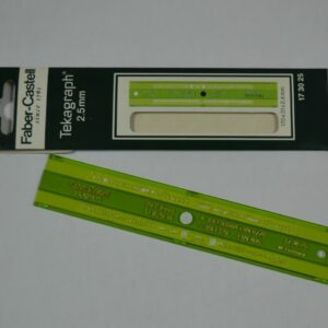FC Lettering Guide Teka 2.5mm 173025