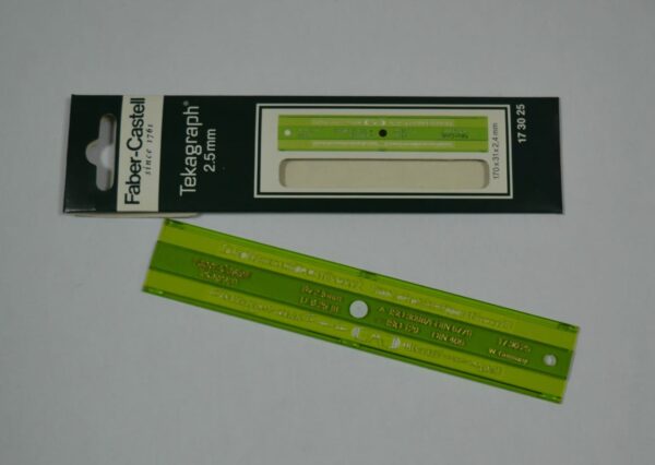 FC Lettering Guide Teka 2.5mm 173025