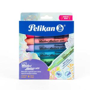 Pkn Window Marker 600 Assorted Colours 8's 30201403